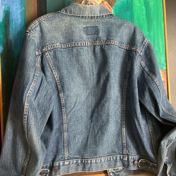 HOST PICK Vintage 80’s Levis Men’s 70506-0215 Denim Trucker Jacket Size 44 L/XL - Picture 14 of 16